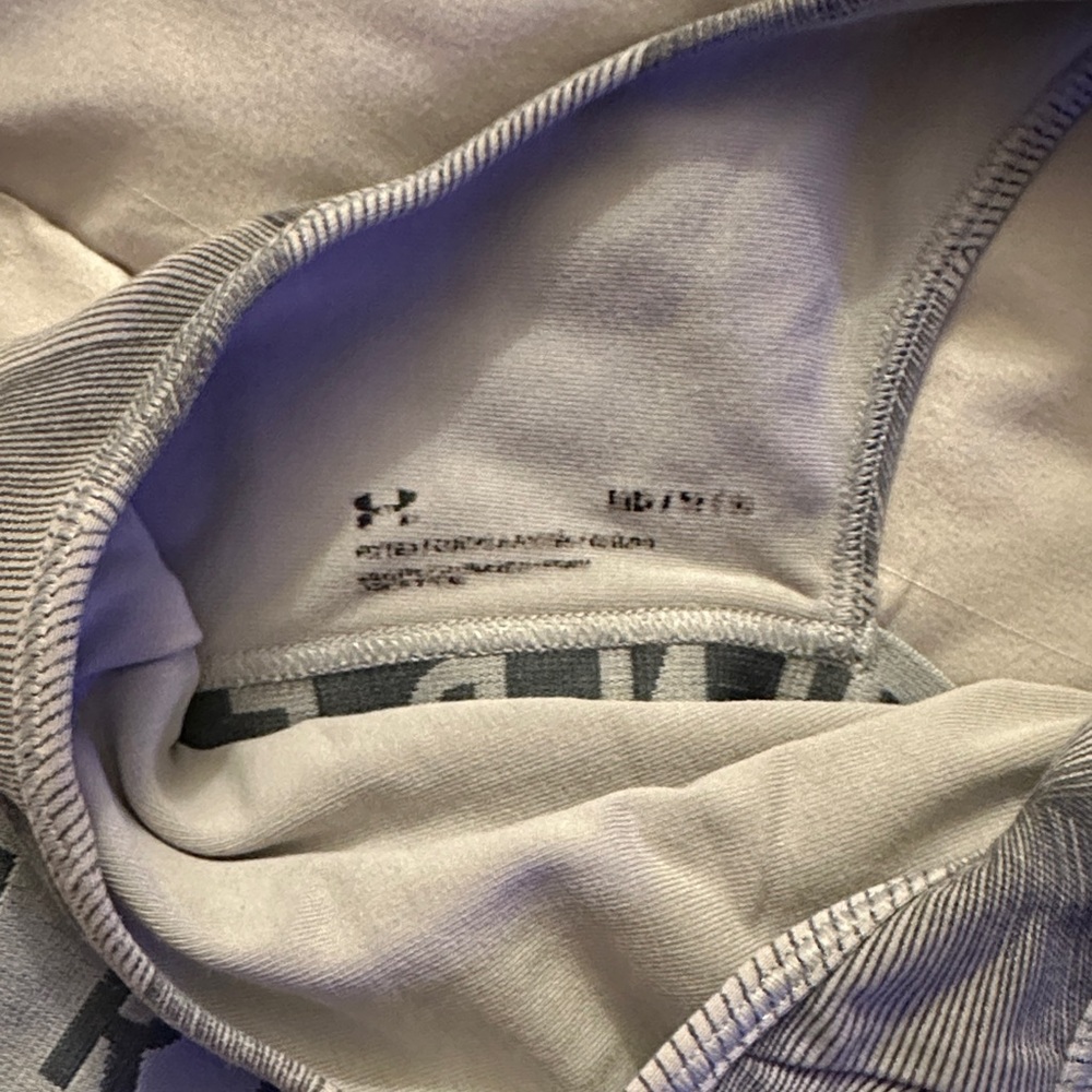 Under Armour Charcoal Patterned Sports Bra - Picture 3 of 4